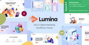 Lumina网站建设&SMM社交媒体营销WordPress主题v1.3