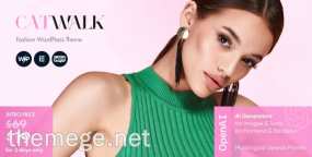 Catwalk时装设计/时尚杂志/模特公司网WordPress主题