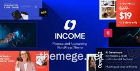 Income金融投资理财咨询建站模板WordPress主题