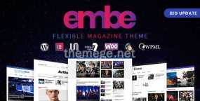 EmBe灵活报社和杂志社网站模板WordPress主题V2.2