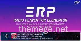 Erplayer（v1.3.2）Elementor广播电台播放器组件