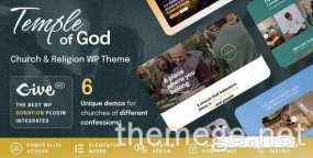 Temple of God(v1.1.1)教堂布道慈善募捐WordPress主题