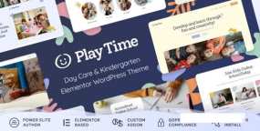 Play Time（v1.0.8）学前班和幼儿园WordPress主题