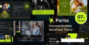 Portio(v1.0)个人作品集简历WordPress主题