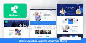 Wellearn(v1.1.2)在线学习课程网WordPress主题