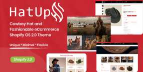 HatUp牛仔帽和时装箱包销售网站模板Shopify主题
