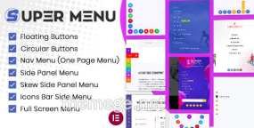 Super Menu(v2.2.9)多样式花哨菜单生成器WordPress插件