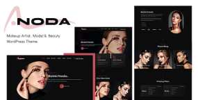 Noda(v1.0)美容化妆师和网红模特公司WordPress主题