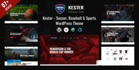 Kester WordPress主题_足球俱乐部和体育新闻网站模板