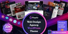 Haptic(v1.8.5)网站设计&应用开发WordPress主题