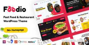 Foodio(v1.0.0)烤肉店&快餐店WordPress主题