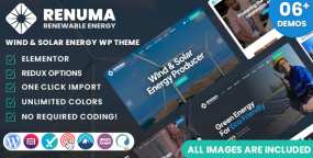Renuma(v1.2)可再生能源企业WordPress主题