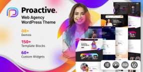 Proactive(v1.0)网页设计企业WordPress主题