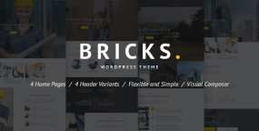 MaxBricks(v1.4.8)建筑施工和监理单位WordPress主题