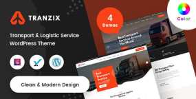 Tranzix(v1.0.1)物流和运输企业网站WordPress主题