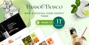 Passo(v1.0)葡萄酒销售商城Shopify主题