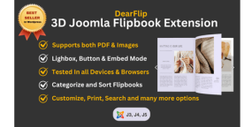 PDF电子书内嵌和3D翻书效果Joomla插件v1.0.70