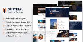 Dustrial(v4.0.8)石油天然气加工厂WordPress主题