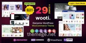 Wooti破解版v1.2.0：含29首页多用途跨境电商WordPress主题