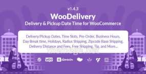 WooDelivery(v1.4.3) 送货和取货日期时间WooCommerce插件