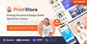 PrintXtore(v1.7.4)定制产品&在线设计网WordPress主题