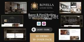 Royella WordPress主题_度假村&豪华酒店预订网模板