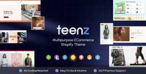 Teenz(v1.0)时装内衣专营店Shopify主题
