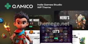 Qamico(v1.10.1)游戏开发商&游戏活动网WordPress主题