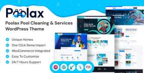 POOLAX(v1.0)泳池清洁服务公司WordPress主题