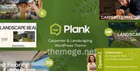 Plank(v1.0)木匠和景观美化WordPress主题