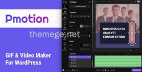 Pmotion破解版(v1.2)GIF动图&视频生成器WordPress插件