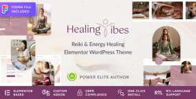 Healing Vibes_瑜伽与静修冥想培训网WordPress主题