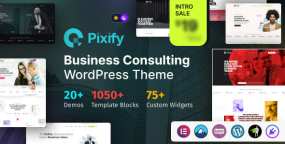 Pixify(v1.0.1)20首页业务咨询网站模板WordPress主题