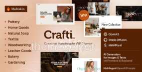 Crafti(v1.8)手工制品跨境电商WordPress主题