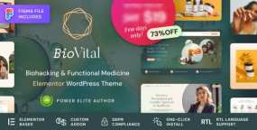 BioVital(v1.0.1)医疗和保健产品品牌网站WordPress主题