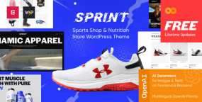 Sprint运动鞋&保健品跨境电商平台WordPress主题
