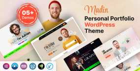 Madin(v1.0)专为个人作品集打造的WordPress主题