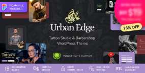 Urban Edge(v1.0.1)美发店&纹身工作室WordPress主题