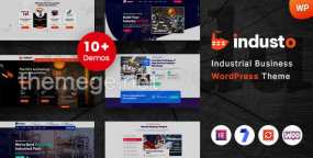 Industo(v1.0.8) 工厂制造和工业企业WordPress主题