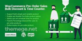 WooCommerce Pre-Order Sales(v2.1.11)预售&批量折扣插件
