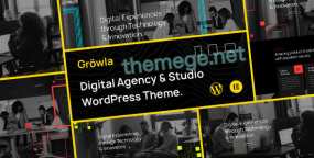 Gröwla(v1.0.2)网页设计&数字机构网WordPress主题
