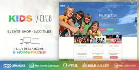 Kids Club(v1.3.5)幼儿园学前班&夏令营WordPress主题