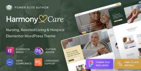 Harmony Care(v1.1.1)私人护理|疗养院|养老院WordPress主题