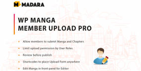 WP Manga Member Upload PRO(v1.2.3.9)用户提交上传自己漫画
