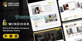 WINDOOR(v1.0.3)门窗制造经销商网站WordPress主题