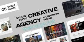StudioFifty(v1.0.2)网站设计工作室WordPress主题