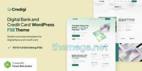 Credigi(v1.0)信用卡发行网&保险代理机构WordPress主题