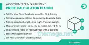 WooCommerce Measurement Price Calculator(v2.2.4)基于产品尺寸计价器