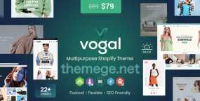 Vogal破解版v2.0.1：外贸女装跨境电商平台SHopify主题