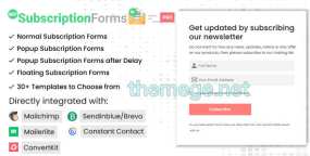 WP Subscription Forms PRO(v2.0.4)高级订阅表单生成器插件